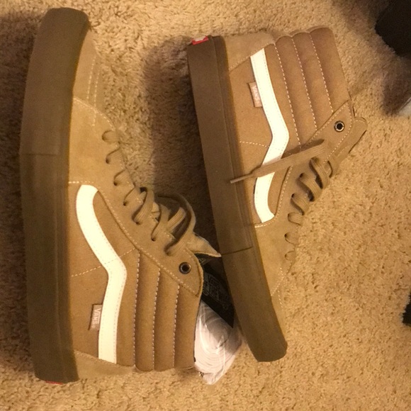 vans sk8 hi khaki